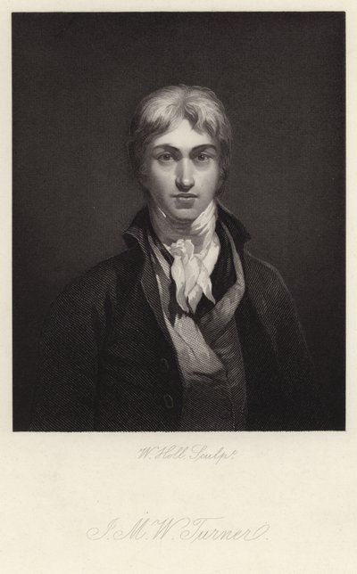 Self-portrait of J M W Turner by Joseph Mallord William Turner